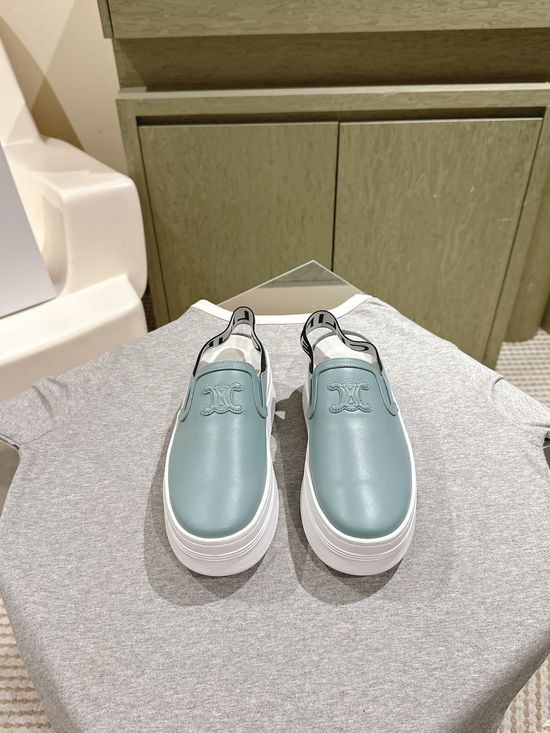 Celine Casual Thick Sole Slip On Comfort Sneakers