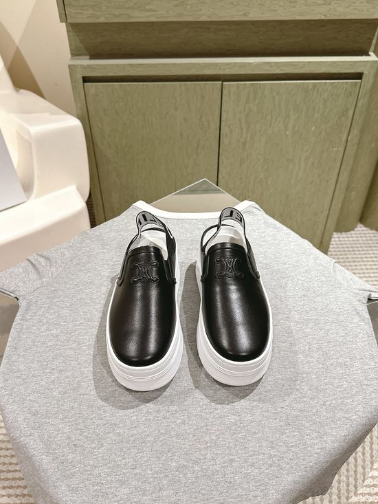Celine Casual Thick Sole Slip On Comfort Sneakers