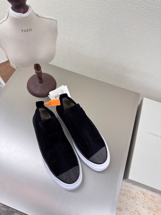 Brunello Cucinelli Breathable Knit Soft Comfortable Daily Casual Footwear