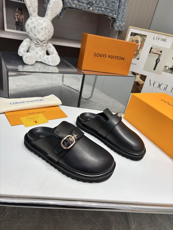 Louis Vuitton Genuine Leather Upper Comfortable Non-slip Casual Sneakers