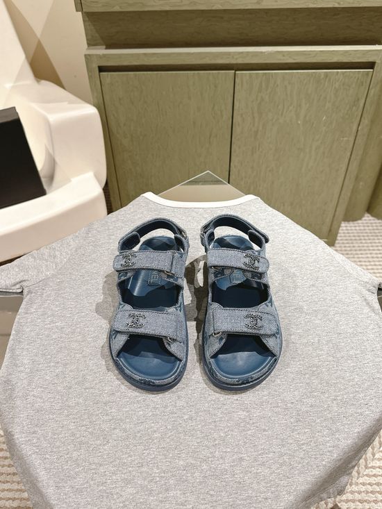 Chanel Casual Comfortable Slip On Beach Slide Sandals