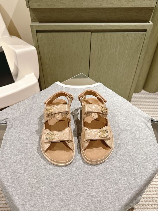Chanel Casual Comfortable Slip On Beach Slide Sandals