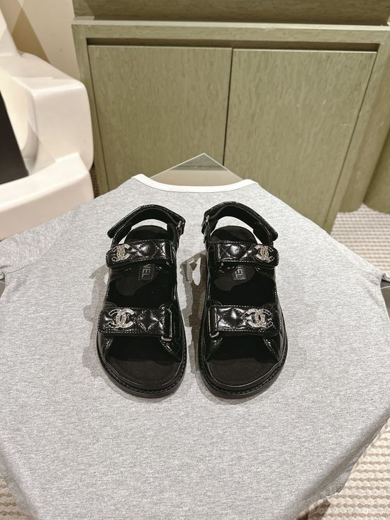 Chanel Casual Comfortable Slip On Beach Slide Sandals