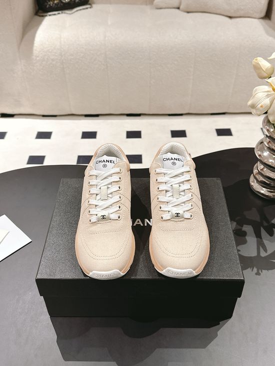 Chanel Casual Canvas Sneakers Comfortable Breathable Daily Wear