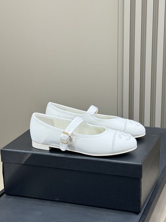 Chanel Elegant Mary Jane Shoes with Soft Leather