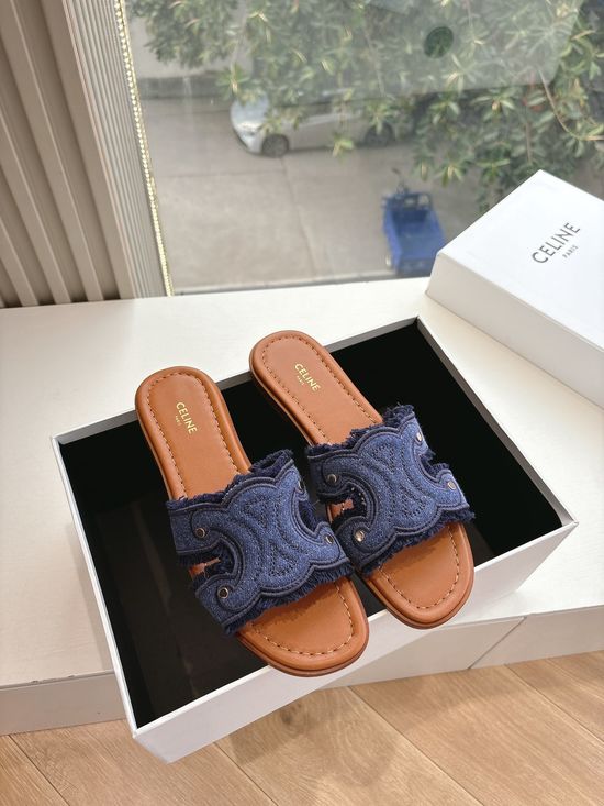 Celine Embossed Logo Thick Sole Casual Sneakers