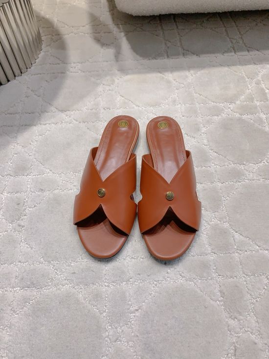 Loro Piana Minimalist Wedge Sandals with Genuine Leather