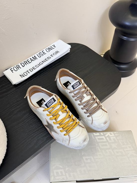 Golden Goose Vintage Distressed Sneakers Comfortable Cushioned Inner Sole