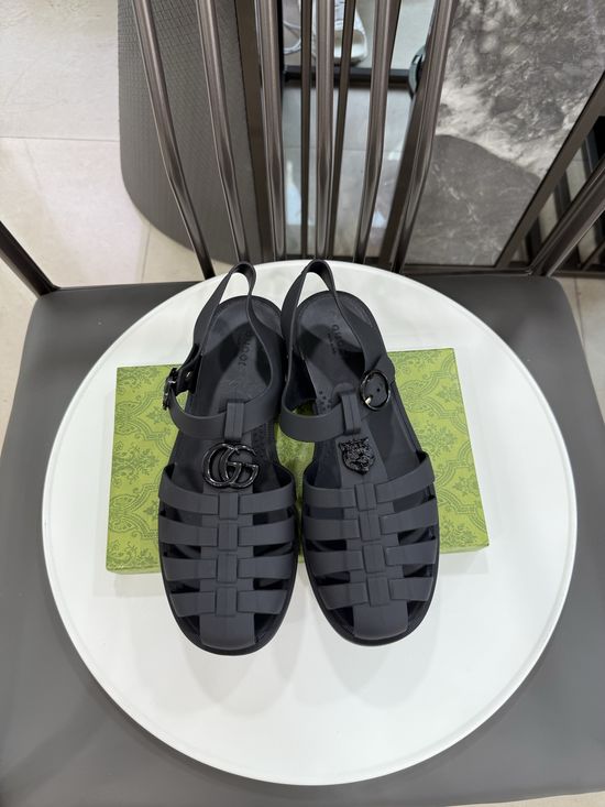 Gucci Matte Translucent TPU Jelly Sandals Premium Craft