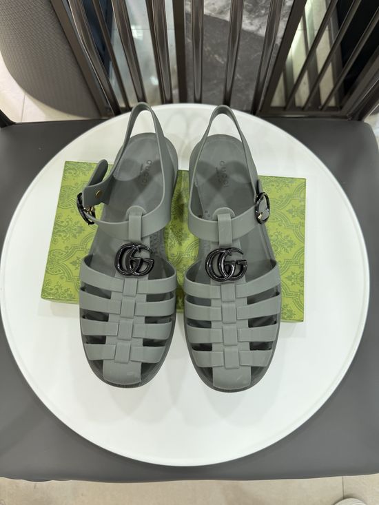 Gucci Matte Translucent TPU Jelly Sandals Premium Craft