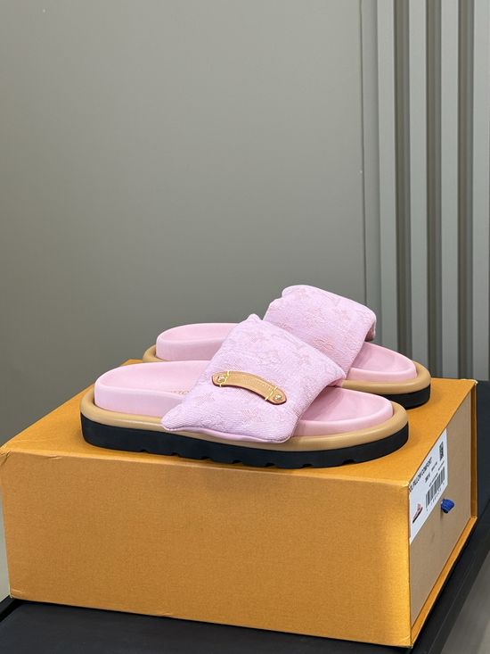 Louis Vuitton Soft Fleece Lined Warm Indoor Outdoor Slippers