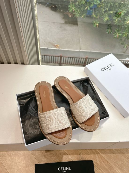 Celine Comfortable Platform Sneakers with Logo Detail
