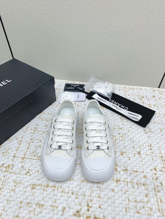 Chanel Casual Color Block Platform Shoes Lightweight Soft Sole