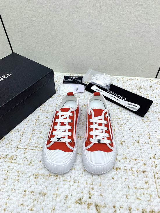 Chanel Casual Color Block Platform Shoes Lightweight Soft Sole