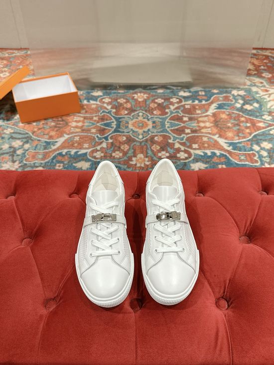 Hermes Classic Buckle Casual Shoes with Premium Leather