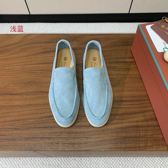 Loro Piana Smooth Leather Loafers Soft Lining Durable Outsole
