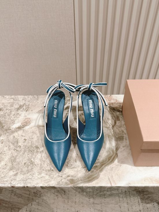 Miu Miu Peep Toe High Heel Casual Daily Sandals