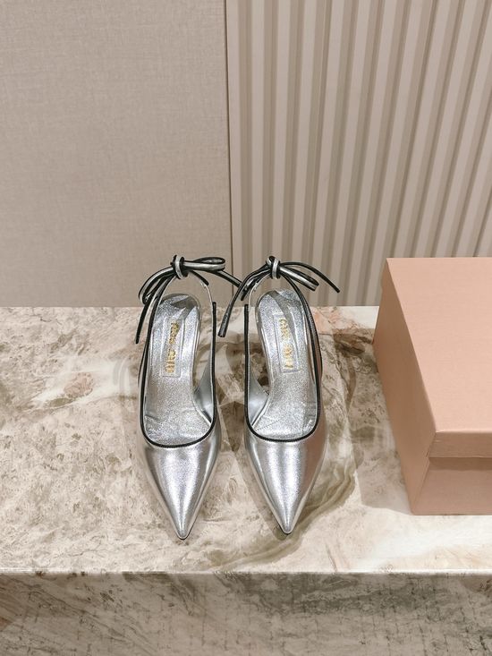 Miu Miu Peep Toe High Heel Casual Daily Sandals