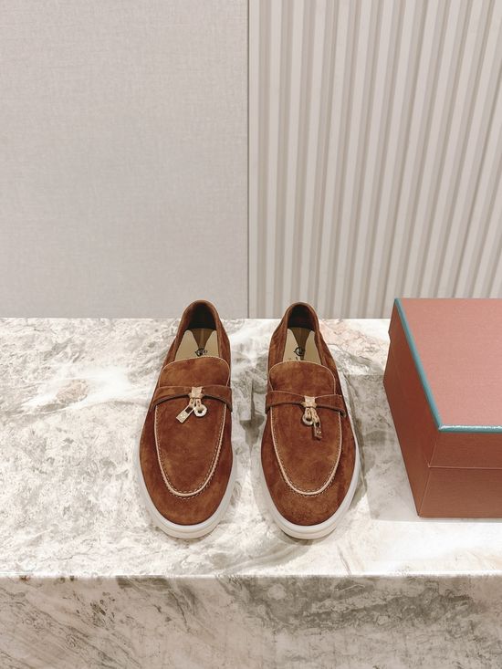 Loro Piana Soft Cozy Slip On Mules with Non Slip Flexible Sole