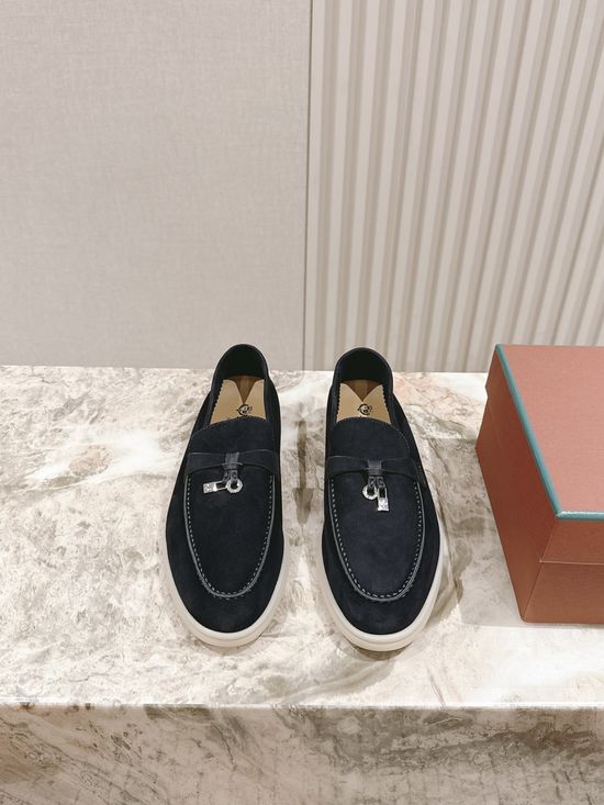 Loro Piana Soft Cozy Slip On Mules with Non Slip Flexible Sole
