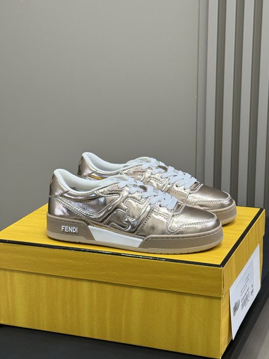 Fendi Classic Color Matching Casual Versatile Skate Shoes