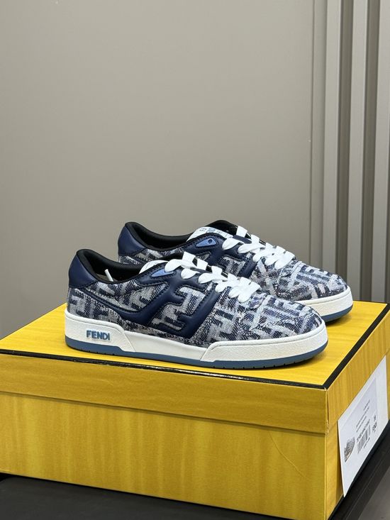 Fendi Classic Color Matching Casual Versatile Skate Shoes