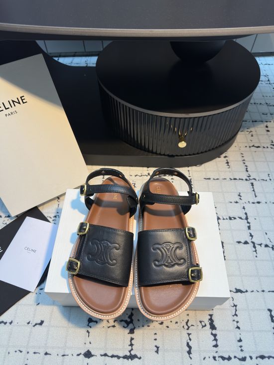 Celine Vintage Roman Sandals with Modern Chic Appeal
