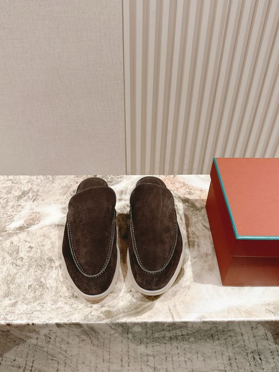 Loro Piana Soft Comfortable Slip On Loafers with Durable Outsole