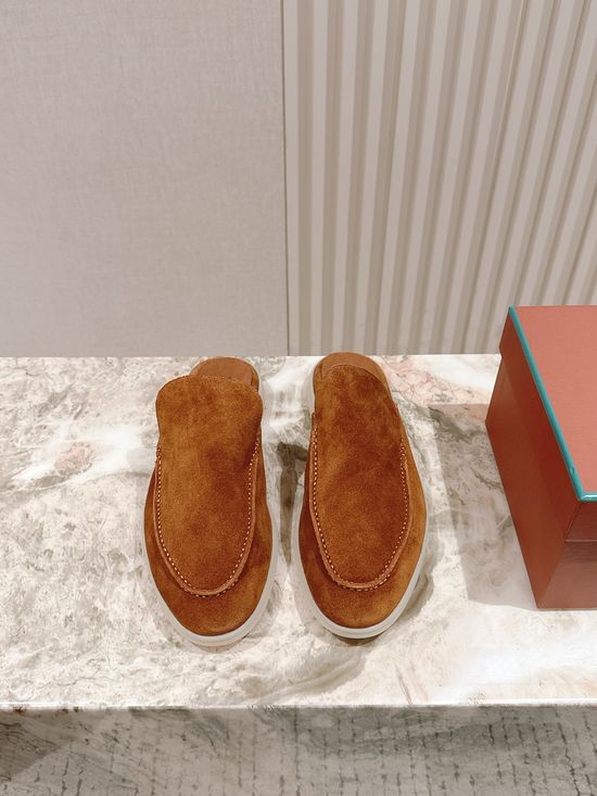 Loro Piana Soft Comfortable Slip On Loafers with Durable Outsole