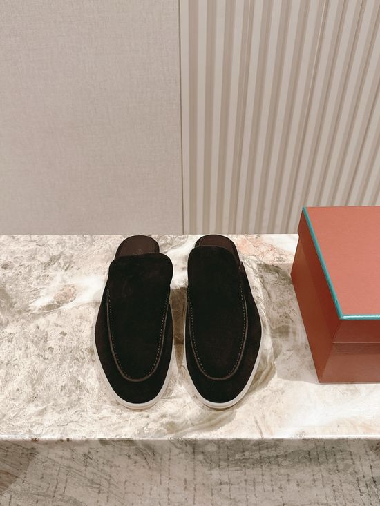 Loro Piana Soft Comfortable Slip On Loafers with Durable Outsole