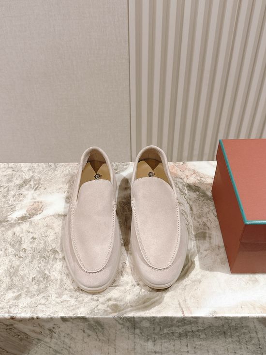 Loro Piana Soft Comfortable Slip On Loafers with Durable Outsole