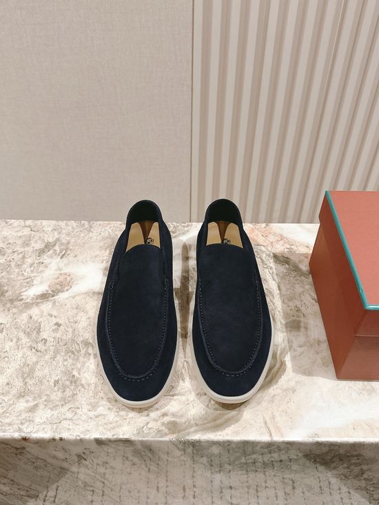 Loro Piana Soft Comfortable Slip On Loafers with Durable Outsole
