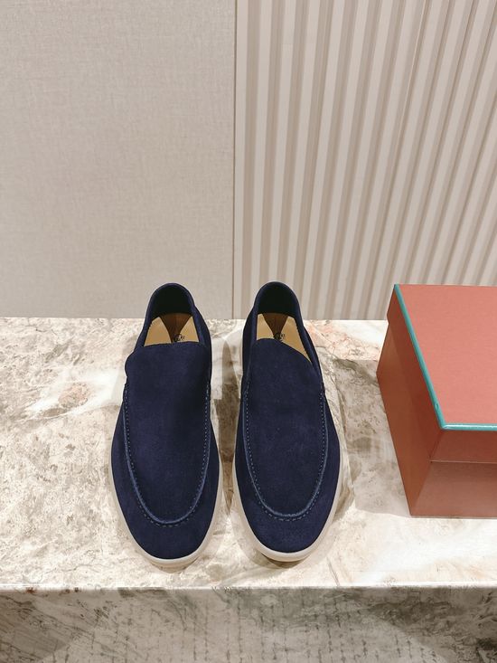 Loro Piana Soft Comfortable Slip On Loafers with Durable Outsole