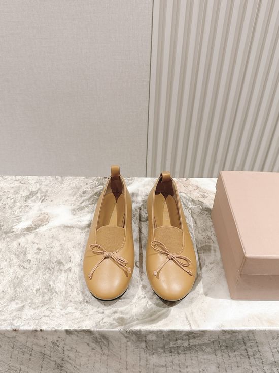 Miu Miu Breathable Mesh Classic Comfortable Daily Flats