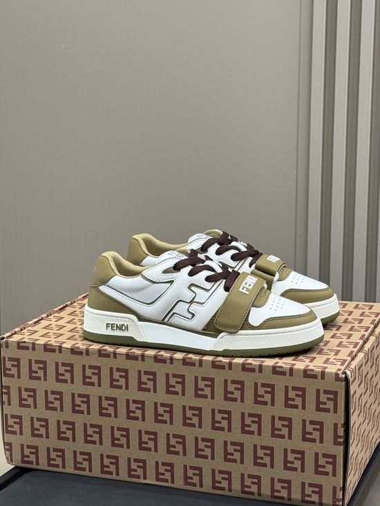 Fendi Vintage Versatile Casual Sneakers Comfortable Daily Footwear