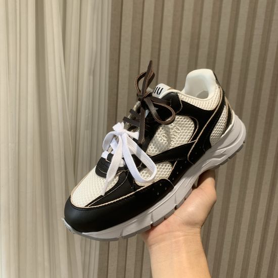 Miu Miu Classic American Style Leather Sports Shoes