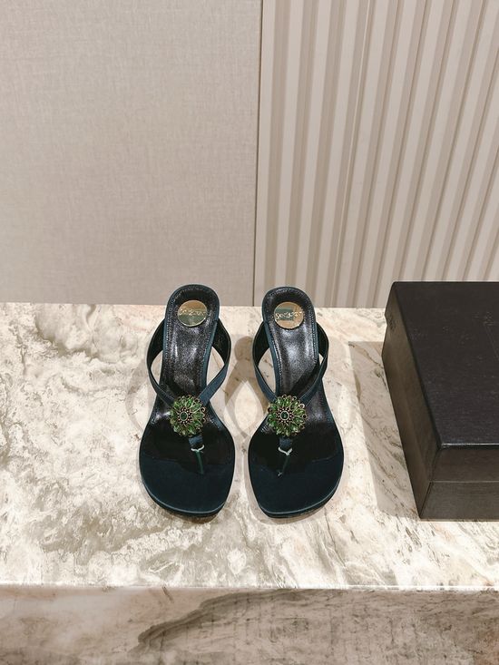 Yves Saint Laurent Classic Silk Upper Stiletto Heels with Decorative Buckle