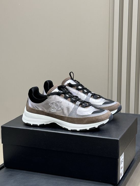 Chanel Premium Leather Platform Casual Fashion Sneakers