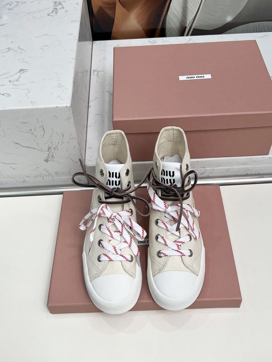Miu Miu Classic Black and White Soft Short Ankle Boots