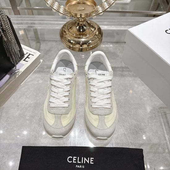 Celine Classic Versatile White Sneakers Lightweight for Daily Wear