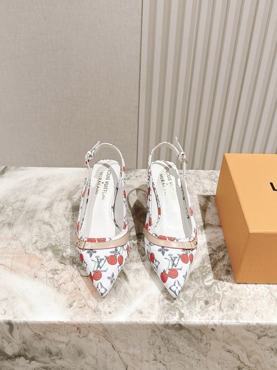 Louis Vuitton Chic Chunky Heel Buckle Strap Casual Shoes