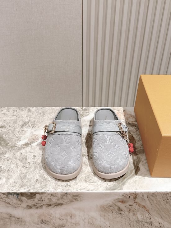 Louis Vuitton Classic Patterned Comfortable Casual Slide Sandals