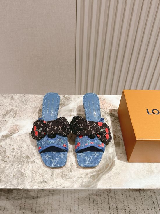 Louis Vuitton Chic Chunky Heel Buckle Strap Casual Shoes