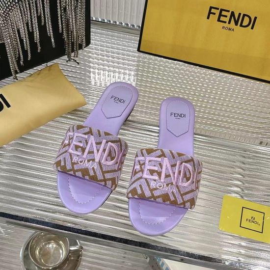 Fendi Comfort Slip On Mules With Premium Upper Material