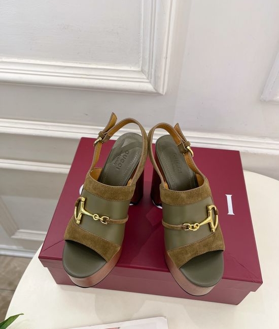 Gucci Horsebit Buckle Platform High Heel Sandals