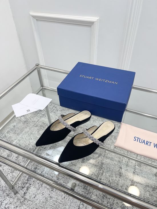 Stuart Weitzman Pearl Strappy High Heels with Original Design