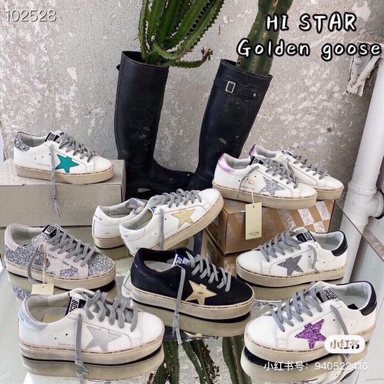Golden Goose High-top Distressed Casual Durable Comfortable Sneakers