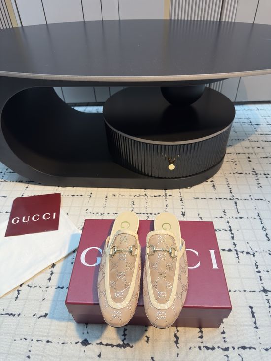 Gucci Horsebit Mule Loafers Comfortable Casual Slip On Shoes