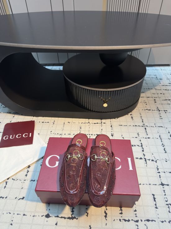 Gucci Horsebit Mule Loafers Comfortable Casual Slip On Shoes
