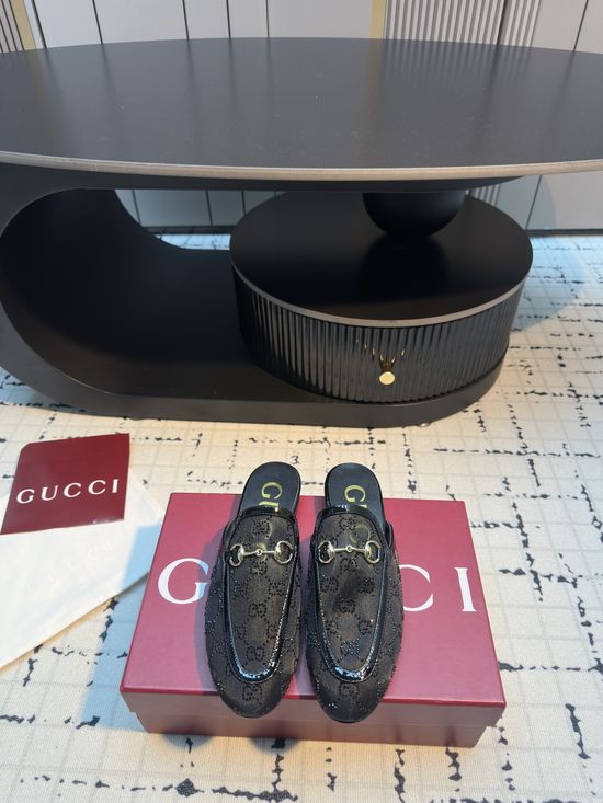 Gucci Horsebit Mule Loafers Comfortable Casual Slip On Shoes